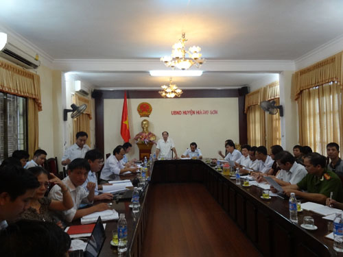 UBND tỉnh Hà Tĩnh tổ chức họp cho ý kiến xử lý đối với các trường hợp xây dựng trái phép tại các khu chức năng thuộc Khu kinh tế cửa khẩu Quốc tế Cầu Treo.