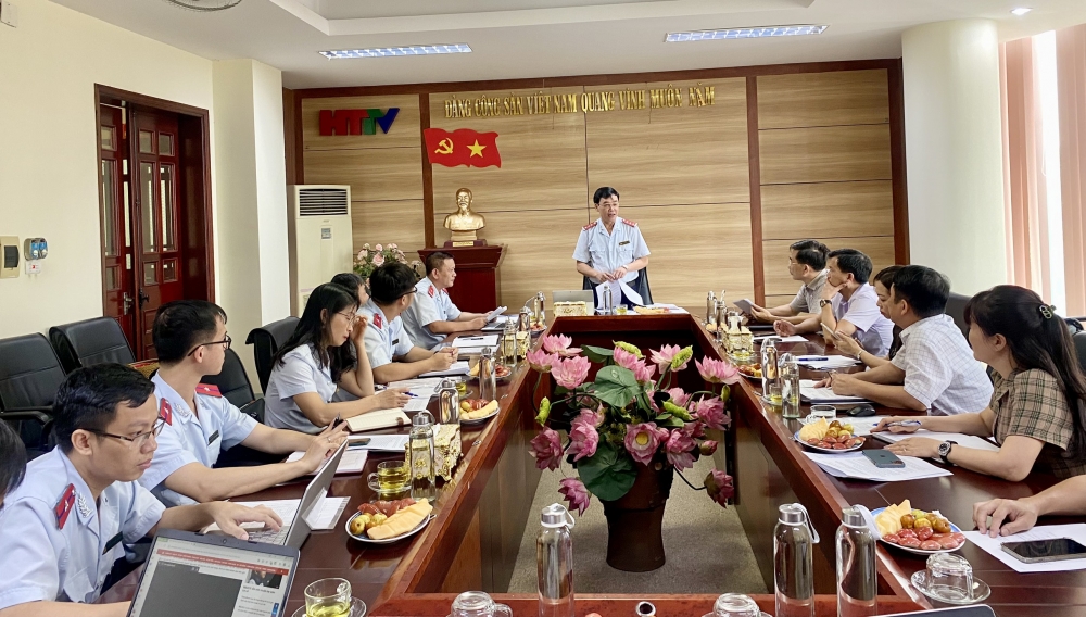 Thanh tra tỉnh công bố quyết định thanh tra tại Đài Phát thanh và Truyền hình tỉnh Hà Tĩnh