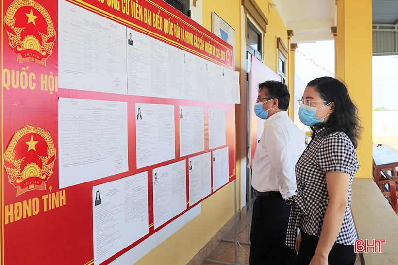 Kịp thời bổ sung danh sách cử tri biến động phục vụ bầu cử ở Thạch Hà