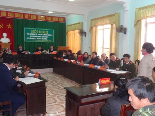 UBND tỉnh Hà Tĩnh tiếp công dân định kỳ tháng 3 năm 2013.