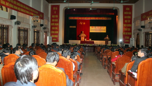 Ủy ban nhân dân huyện Can Lộc phối hợp với Thanh tra tỉnh triển khai thành công Hội nghị tập huấn Luật Tiếp công dân và quy trình giải quyết khiếu nại, quy trình giải quyết tố cáo theo Thông tư 06 và Thông tư 07 của Thanh tra Chính phủ .