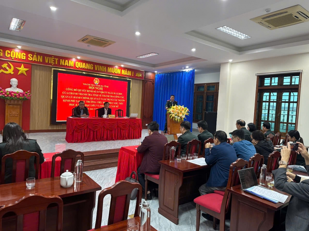 Công bố Quyết định Thanh tra số 317/QĐ-TT