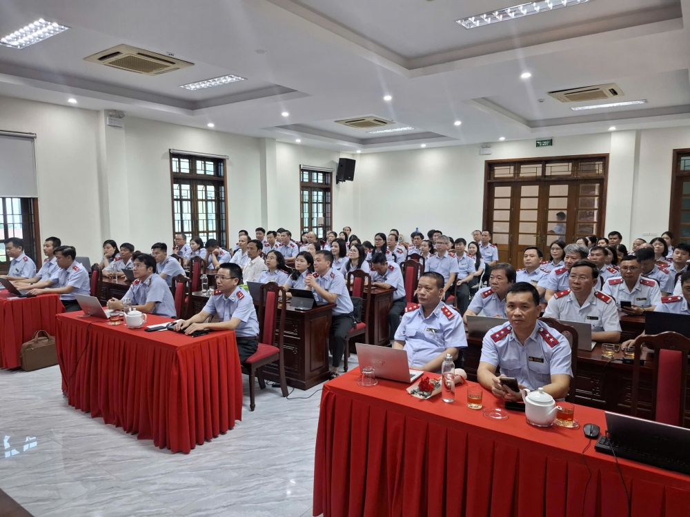 Đảng bộ Thanh tra tỉnh Hà Tĩnh tham dự Hội nghị trực tuyến kết nối với Hội nghị toàn quốc nghiên cứu, học tập, quán triệt và triển khai thực hiện một số Nghị quyết, Chỉ thị của Bộ Chính trị