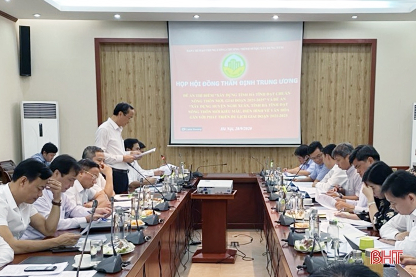 Thống nhất trình Thủ tướng phê duyệt Đề án thí điểm tỉnh Hà Tĩnh đạt chuẩn nông thôn mới