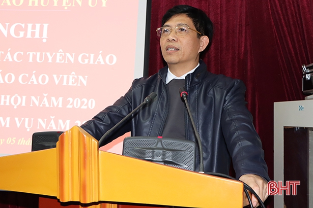 Cẩm Xuyên dẫn đầu về công tác tuyên giáo năm 2020