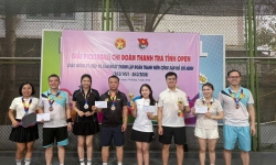Sôi nổi Giải Pickleball Chi đoàn Thanh tra tỉnh chào mừng 95 năm Ngày thành lập Đoàn TNCS Hồ Chí Minh