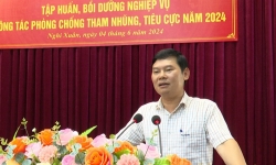 Hà Tĩnh: Tập huấn nghiệp vụ công tác phòng, chống tham nhũng tại huyện Nghi Xuân