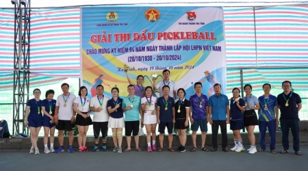 Thanh tra tỉnh tổ chức giải đấu Pickleball chào Mừng ngày...